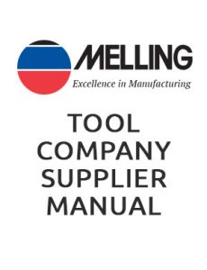 Tool Company Supplier Manual